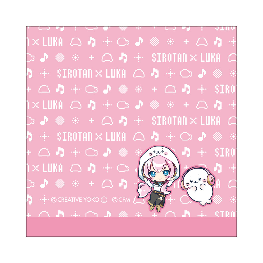 しろたん×初音ミク 第2弾 ハンドタオル 巡音ルカ - 公式商品画像 | AniSmile