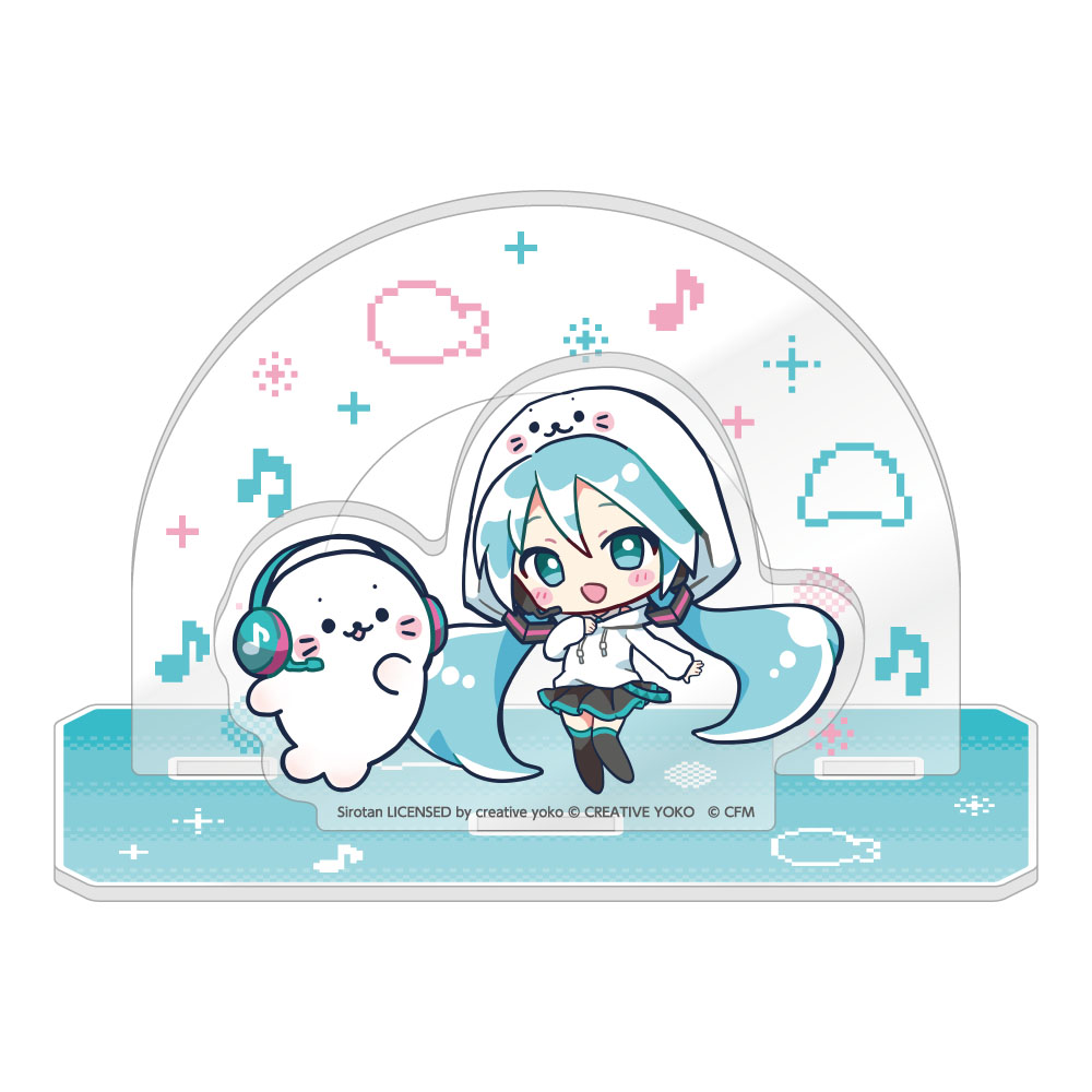 しろたん×初音ミク 第2弾 アクリルジオラマ 初音ミク - 公式商品画像 | AniSmile