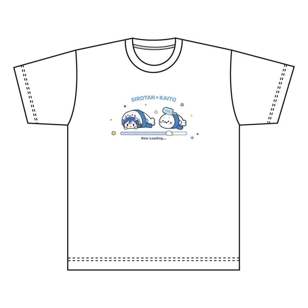 しろたん×初音ミク 第2弾 Tシャツ KAITO(Mサイズ) - 公式商品画像 | AniSmile