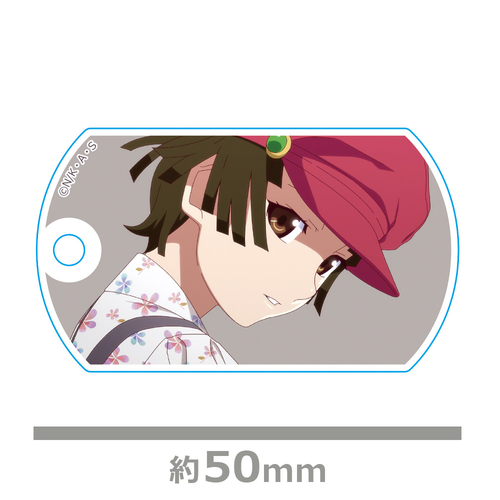 〈物語〉シリーズ アクリルキーリング 千石撫子 場面写ver. 画像 2 | AniSmile