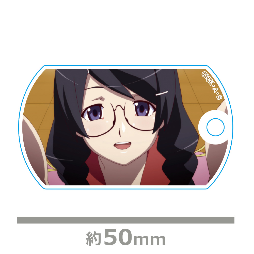 〈物語〉シリーズ アクリルキーリング 羽川翼 場面写ver. 画像 2 | AniSmile