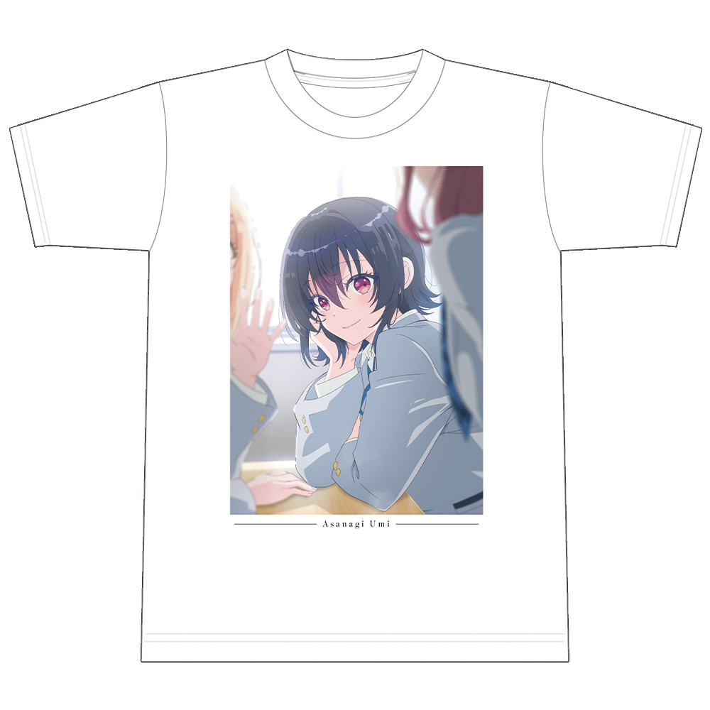 クラスで2番目に可愛い女の子と友だちになった Tシャツ ティザービジュアルver. Mサイズ 画像 4 | AniSmile
