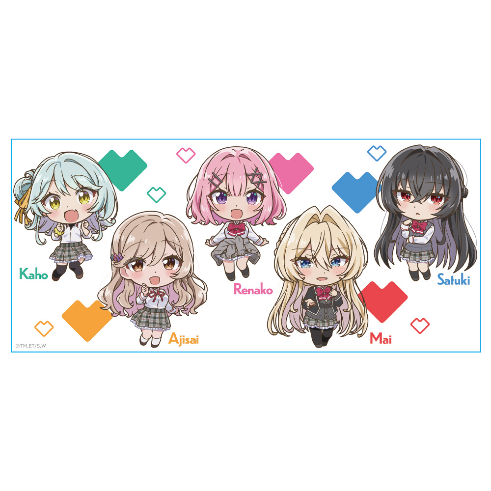 わたしが恋人になれるわけないじゃん、ムリムリ!(※ムリじゃなかった!?) マグカップ れな子&真唯&紫陽花&紗月&香穂 デフォルメver. - 公式商品画像 | AniSmile