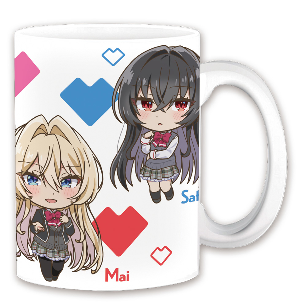 わたしが恋人になれるわけないじゃん、ムリムリ!(※ムリじゃなかった!?) マグカップ れな子&真唯&紫陽花&紗月&香穂 デフォルメver. 画像 4 | AniSmile