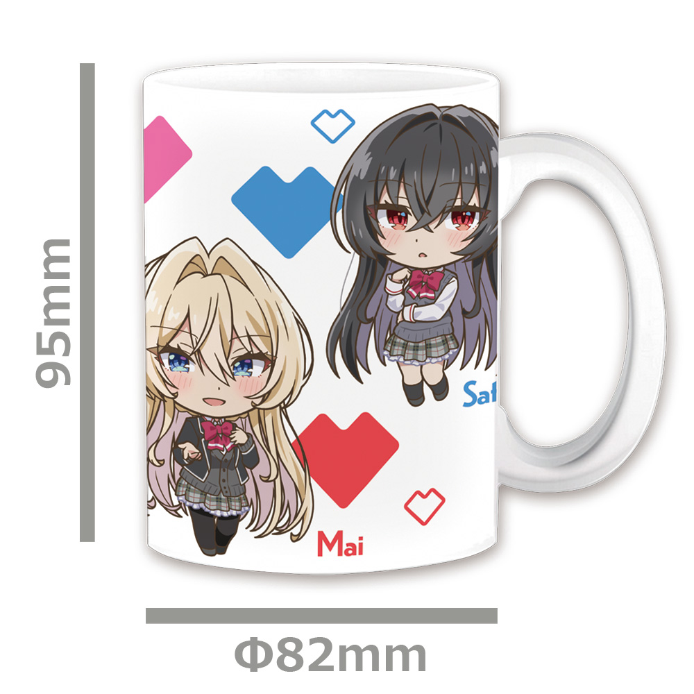 わたしが恋人になれるわけないじゃん、ムリムリ!(※ムリじゃなかった!?) マグカップ れな子&真唯&紫陽花&紗月&香穂 デフォルメver. 画像 6 | AniSmile