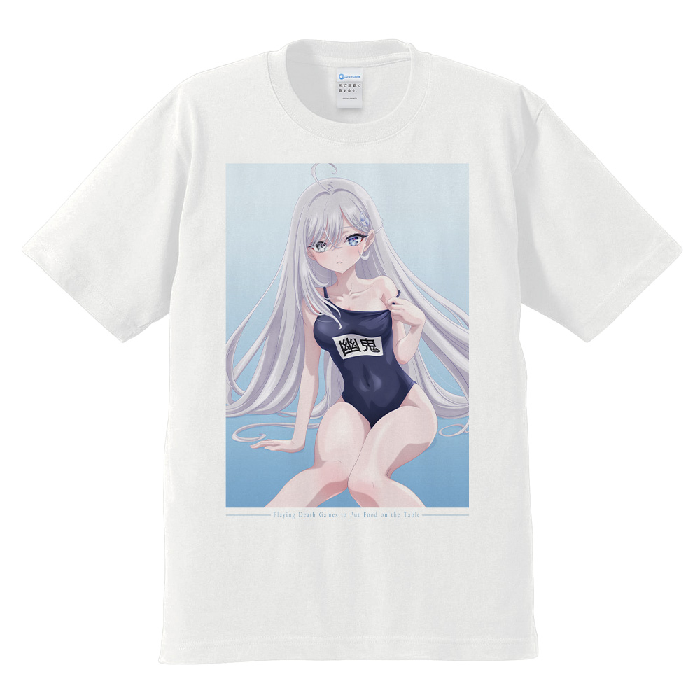 死亡遊戯で飯を食う。 Tシャツ XLサイズ 幽鬼 スクール水着ver. 画像 2 | AniSmile