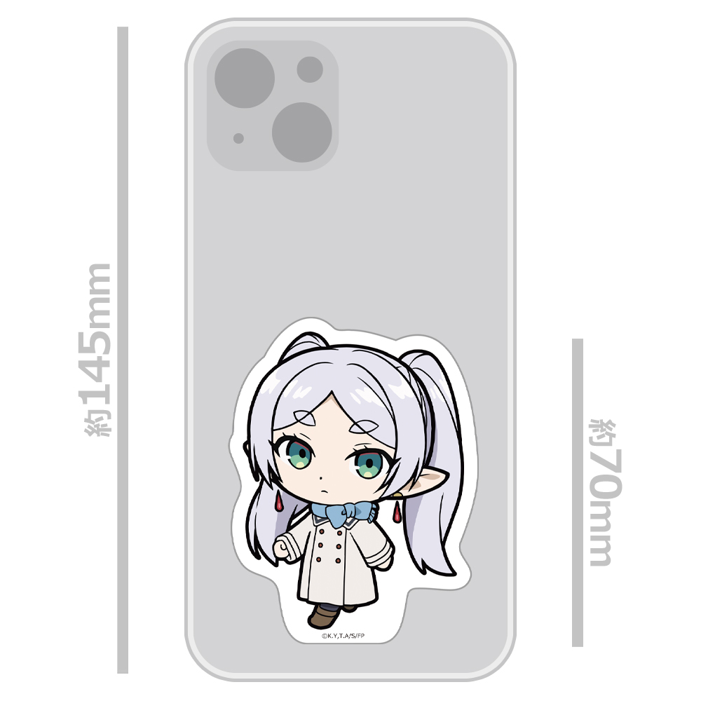 葬送のフリーレン ダイカットステッカー フリーレン ついてっく冬服ver. 画像 3 | AniSmile
