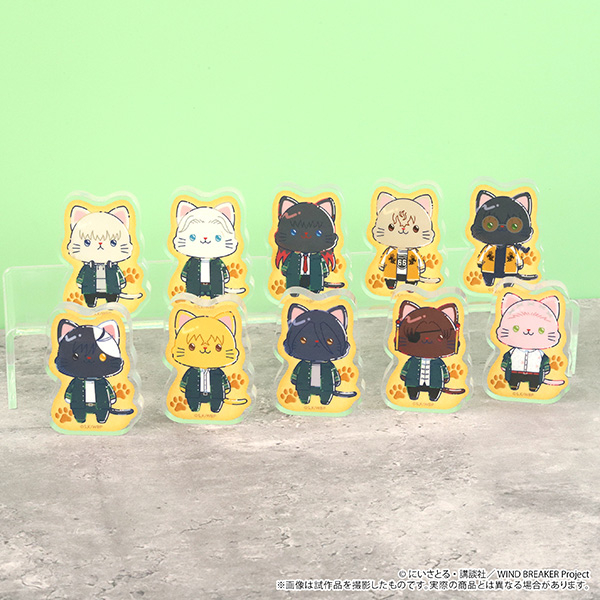 WIND BREAKER withCAT illustration Ver. ころっとアクリルフィギュアコレクション - 公式商品画像 | AniSmile
