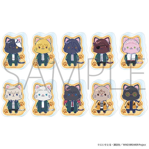 WIND BREAKER withCAT illustration Ver. ころっとアクリルフィギュアコレクション 画像 2 | AniSmile
