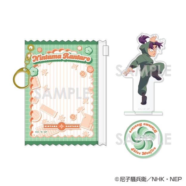忍たま乱太郎 ポーチ入りアクリルスタンド 第2弾 14.潮江文次郎 - 公式商品画像 | AniSmile