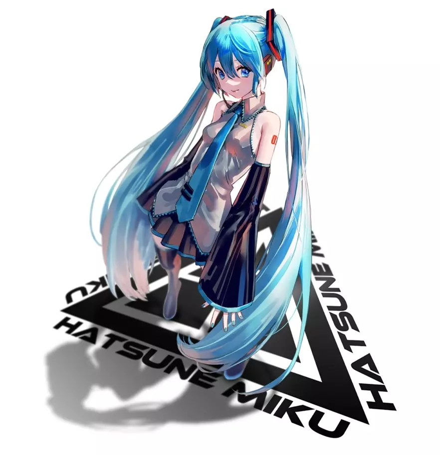 初音ミク フルカラーTシャツ oohhya Ver./WHITE-XL 画像 2 | AniSmile