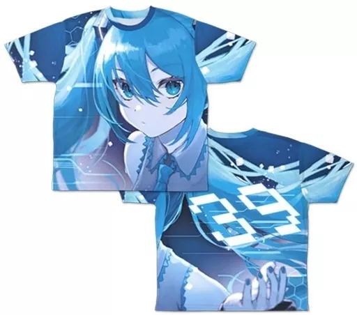 初音ミク 両面フルグラフィックTシャツ しのたろうVer./M 画像 3 | AniSmile
