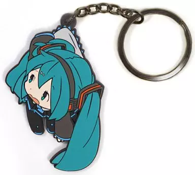 初音ミクつままれキーホルダー - 公式商品画像 | AniSmile