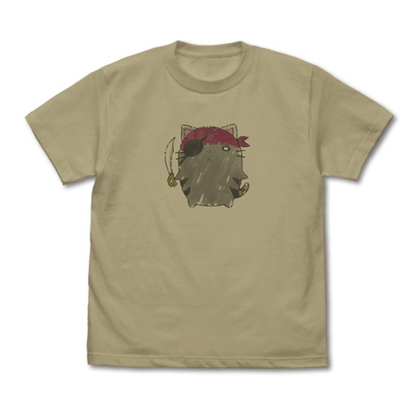 TVアニメ『Summer Pockets』ひげ猫団 Tシャツ/SAND KHAKI-L 画像 2 | AniSmile