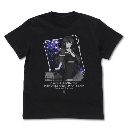 TVアニメ『Summer Pockets』久島鴎 Tシャツ/BLACK-M - 公式商品画像 | AniSmile