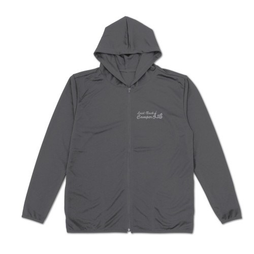 ゆるキャン△ SEASON3 シルエットバイク志摩リン 薄手ドライパーカー/GRAY-XL 画像 3 | AniSmile