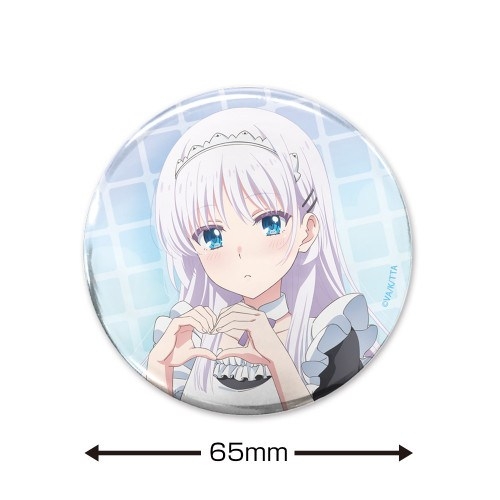 TVアニメ『Summer Pockets』 描き下ろし 鳴瀬しろは 65mm缶バッジ ご奉仕メイドVer. 画像 2 | AniSmile