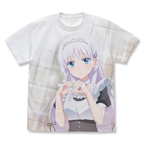 TVアニメ『Summer Pockets』 描き下ろし 鳴瀬しろは フルグラフィックTシャツ ご奉仕メイドVer./WHITE-S - 公式商品画像 | AniSmile