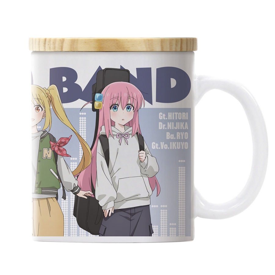 アニメ「ぼっち・ざ・ろっく!」 結束バンド フタ付きフルカラーマグカップ ストリートファッションVer. 画像 2 | AniSmile