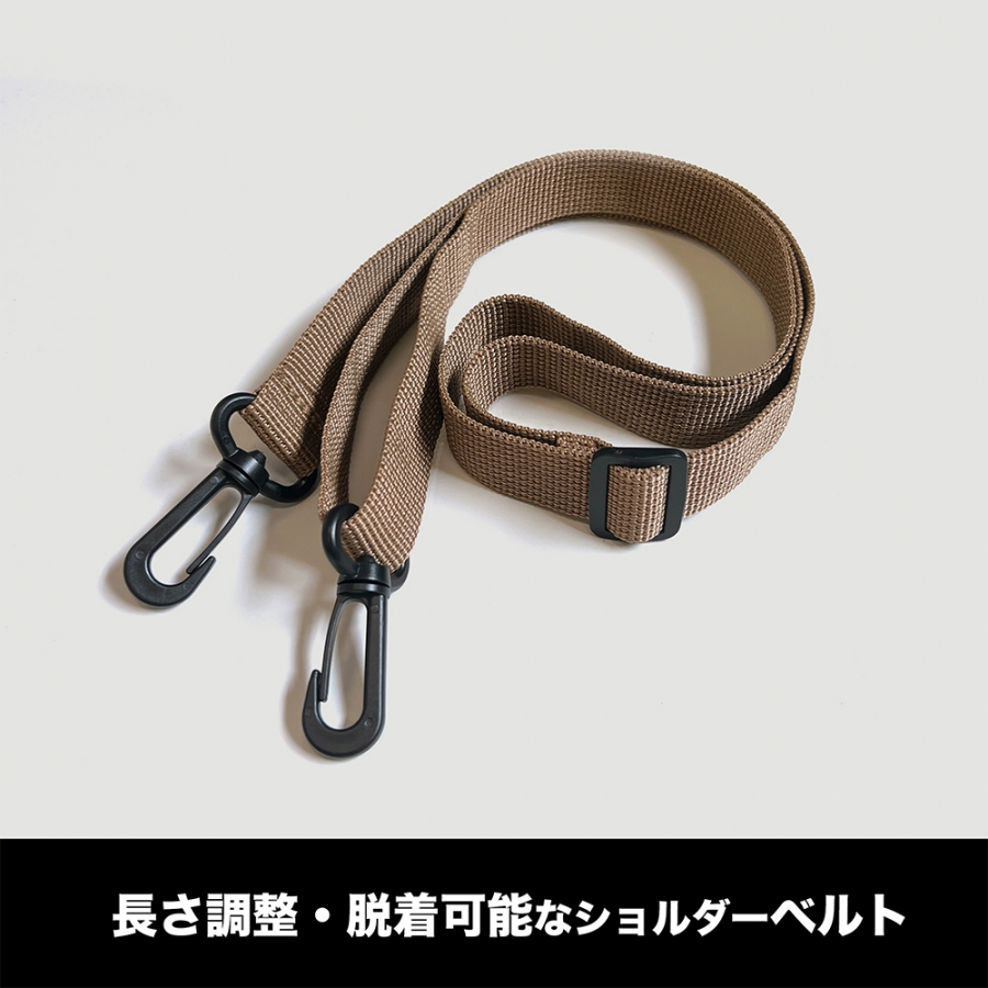 『ゆるキャン△』×キャプテンスタッグ ミニショルダーポーチ/SAND KHAKI 画像 3 | AniSmile