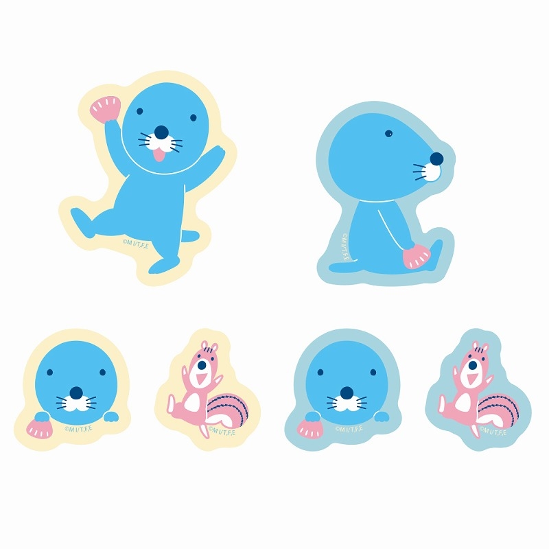 ぼのぼのとシマリスくん ミニステッカーセット 画像 2 | AniSmile