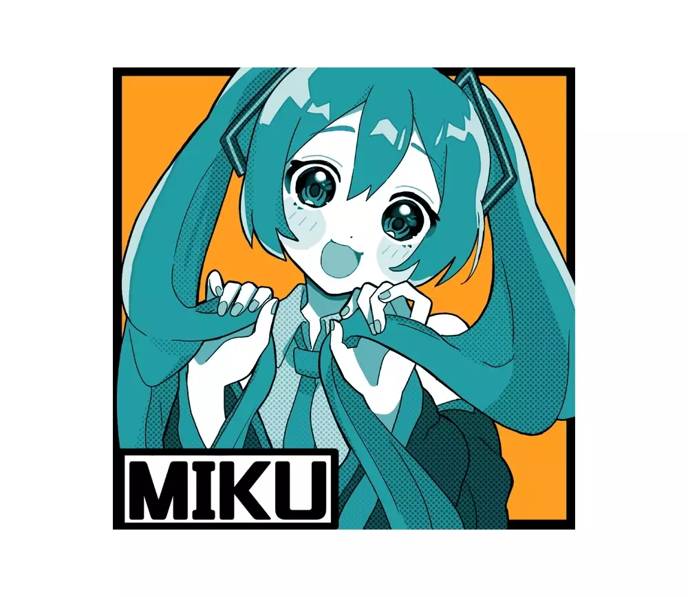 初音ミク Tシャツ Sugerもなか Ver./WHITE-XL 画像 2 | AniSmile