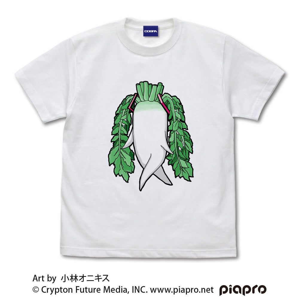 初音ミク 初音(根)ミク Tシャツ 小林オニキス Ver./WHITE-S - 公式商品画像 | AniSmile