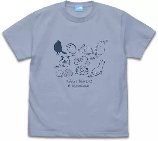 かぎなどマスコット Tシャツ/ACID BLUE-L - AniSmile