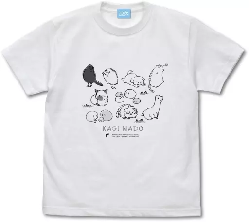かぎなどマスコット Tシャツ/WHITE-L - AniSmile