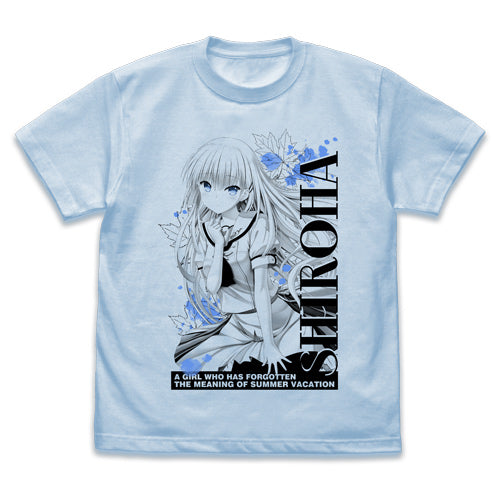 鳴瀬 しろは Tシャツ Ver2.0/LIGHT BLUE-M - 公式商品画像 | AniSmile
