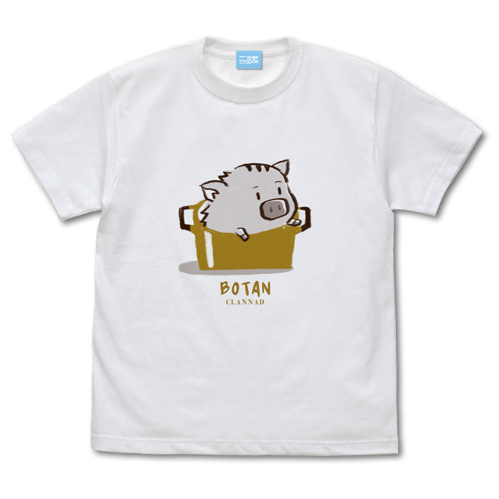 CLANNAD-クラナド- ボタンイラスト Tシャツ/WHITE-S - 公式商品画像 | AniSmile
