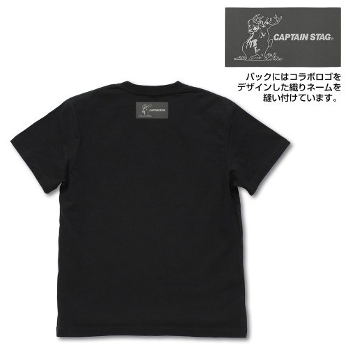 『ゆるキャン△』×キャプテンスタッグ Tシャツ/BLACK-M 画像 3 | AniSmile