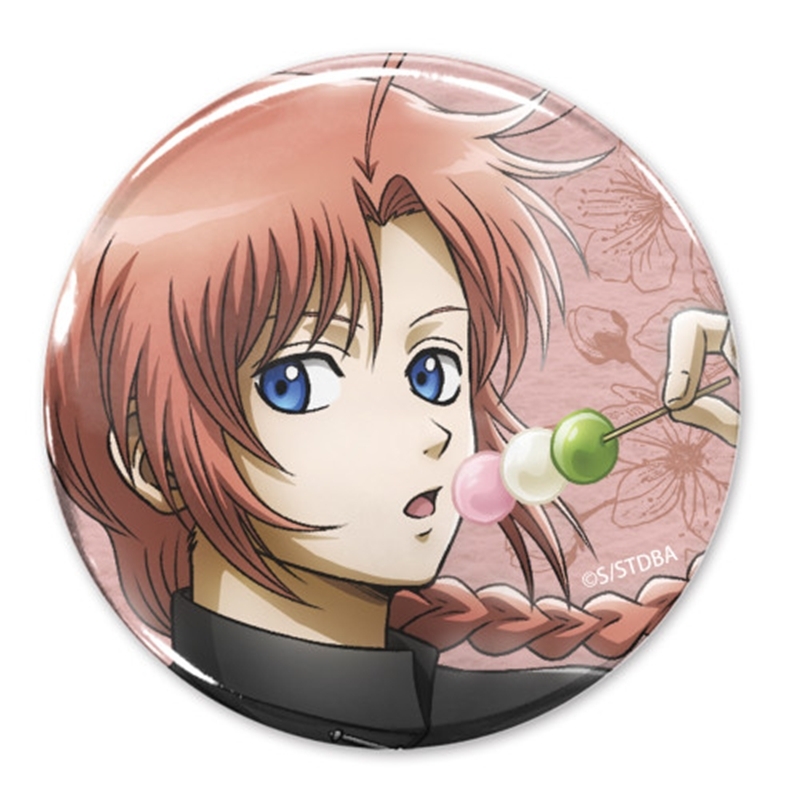 銀魂. 描き下ろし 神威 65mm缶バッジ 小窓から覗く景色Ver. - 公式商品画像 | AniSmile