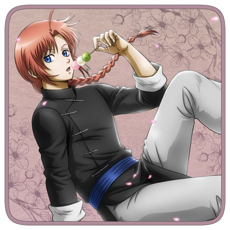 銀魂. 描き下ろし 神威 フルカラーハンドタオル 小窓から覗く景色Ver. - 公式商品画像 | AniSmile