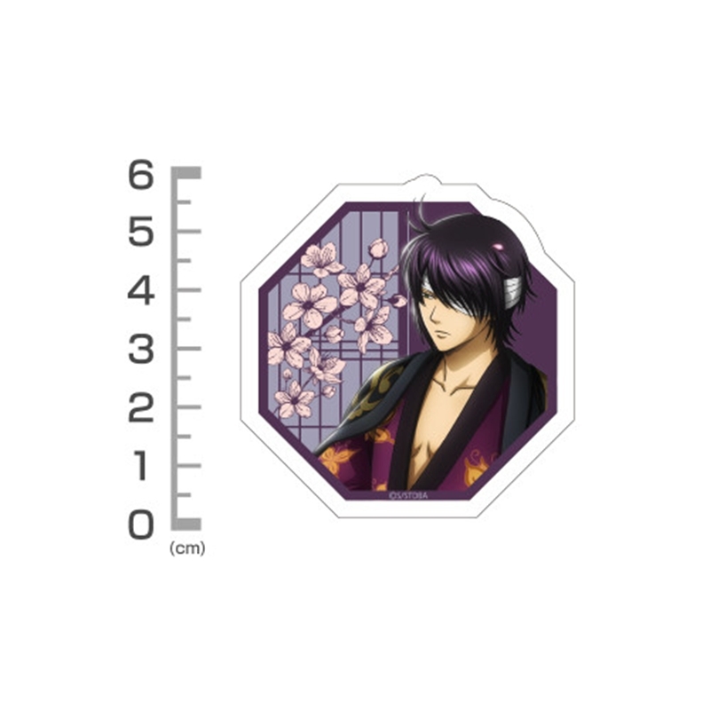 銀魂. 描き下ろし 高杉晋助 ミニステッカーセット 小窓から覗く景色Ver. 画像 2 | AniSmile