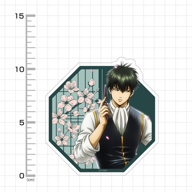 銀魂. 描き下ろし 土方十四郎 屋外対応ステッカー 小窓から覗く景色Ver. 画像 3 | AniSmile