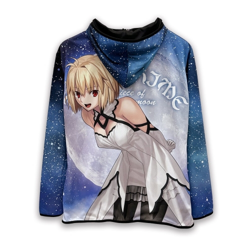 月姫 -A piece of blue glass moon- アルクェイド・ブリュンスタッド フルグラフィックドライパーカー/XXL 画像 4 | AniSmile