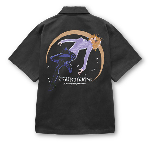 月姫 -A piece of blue glass moon- ★限定★アルクェイド・ブリュンスタッド 刺繍ワークシャツ/GRAY-L - 公式商品画像 | AniSmile