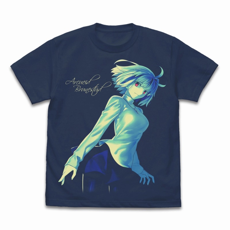 月姫 -A piece of blue glass moon- アルクェイド・ブリュンスタッド Tシャツ 月の記憶Ver./SLATE-XL - 公式商品画像 | AniSmile
