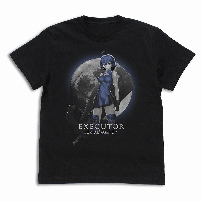 月姫 -A piece of blue glass moon- 埋葬機関第七位 シエル Tシャツ/BLACK-M - official product image | AniSmile
