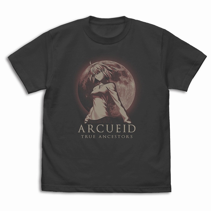月姫 -A piece of blue glass moon- アルクェイド・ブリュンスタッド Tシャツ 朱の紅月Ver./SUMI-L - 公式商品画像 | AniSmile