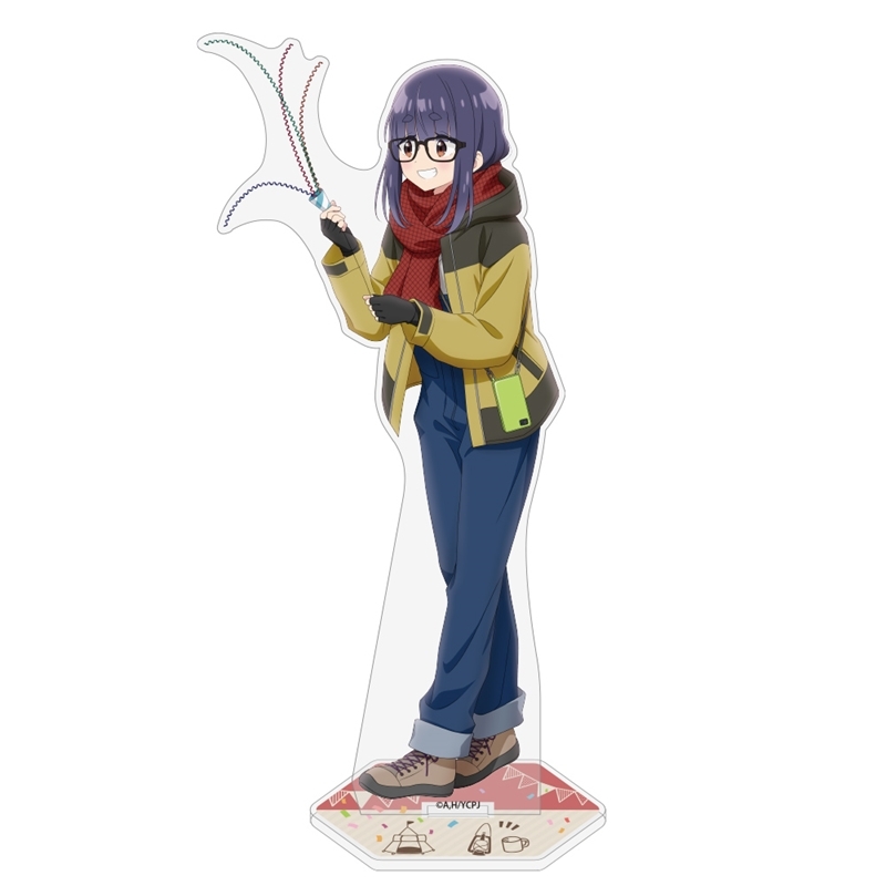 ゆるキャン△ SEASON3 描き下ろし 大垣千明 アクリルスタンド(大) バースデーキャンプVer. - 公式商品画像 | AniSmile