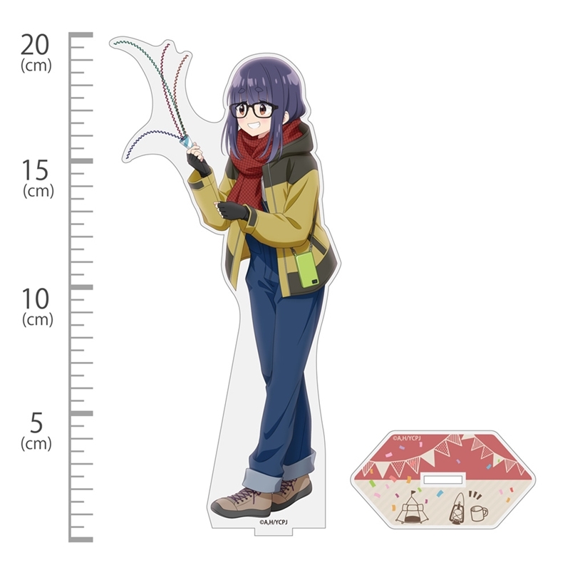 ゆるキャン△ SEASON3 描き下ろし 大垣千明 アクリルスタンド(大) バースデーキャンプVer. 画像 2 | AniSmile