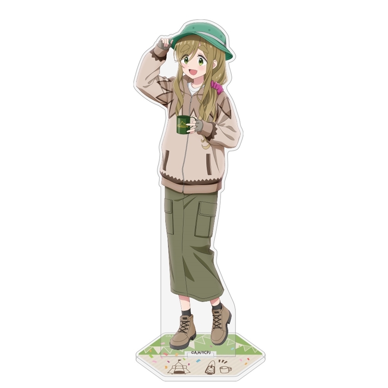 ゆるキャン△ SEASON3 描き下ろし 犬山あおい アクリルスタンド(大) バースデーキャンプVer. - 公式商品画像 | AniSmile
