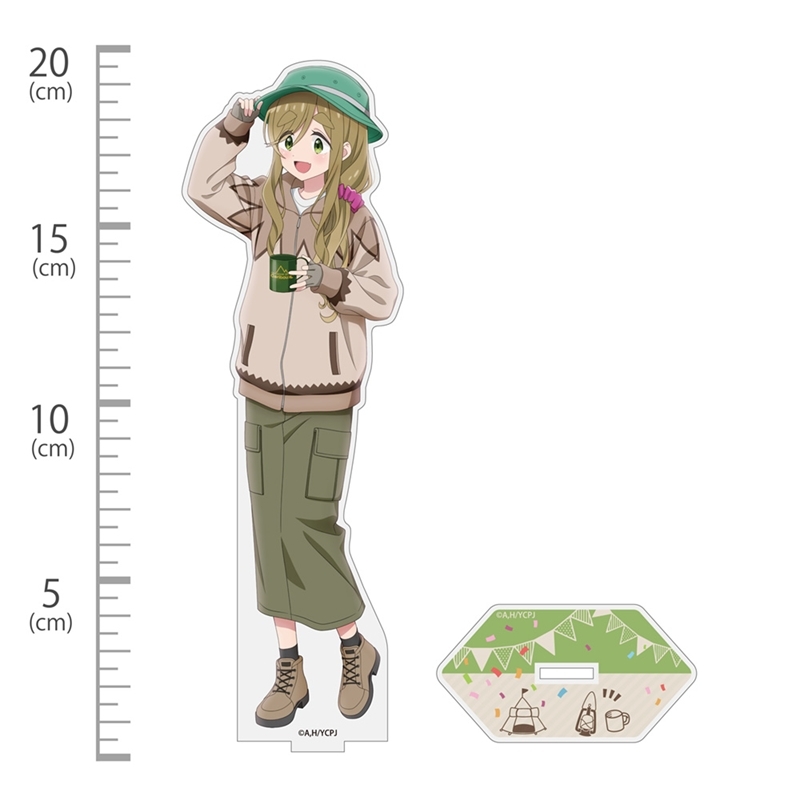 ゆるキャン△ SEASON3 描き下ろし 犬山あおい アクリルスタンド(大) バースデーキャンプVer. 画像 2 | AniSmile