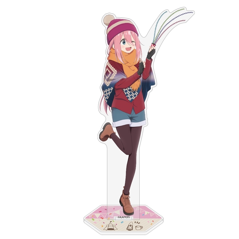 ゆるキャン△ SEASON3 描き下ろし 各務原なでしこ アクリルスタンド(大) バースデーキャンプVer. - 公式商品画像 | AniSmile