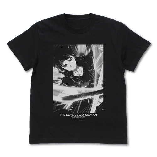 ソードアート・オンライン 《二刀流》キリト Tシャツ/BLACK-S - AniSmile