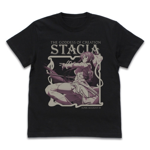 ソードアート・オンライン UW《創世神ステイシア》アスナ Tシャツ/BLACK-L - AniSmile