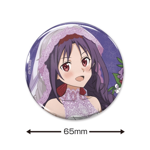 ソードアート・オンライン 描き下ろし ユウキ 65mm缶バッジ ウェディングドレスVer. 画像 2 | AniSmile