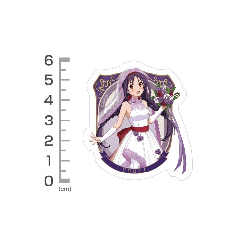 ソードアート・オンライン 描き下ろし ユウキ ミニステッカーセット ウェディングドレスVer. 画像 2 | AniSmile